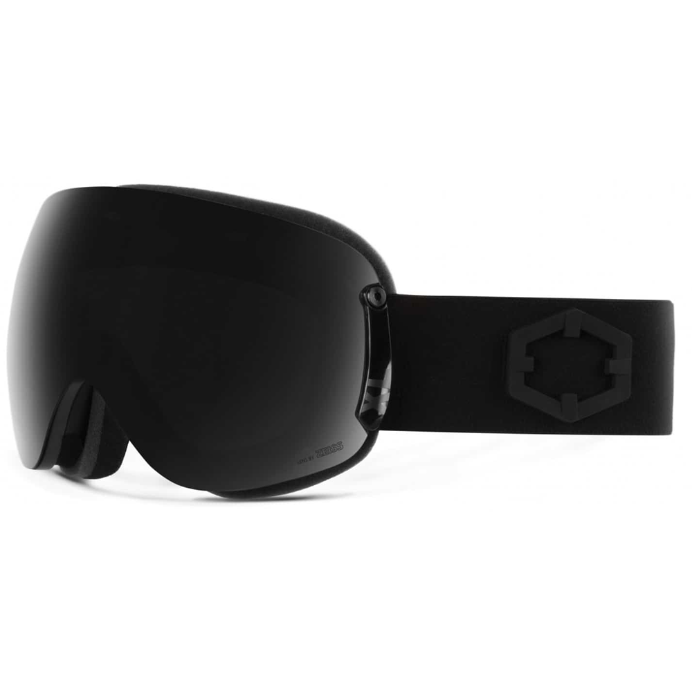OUT OF OPEN XL BLACK (SMOKE + PERSIMMON) MASCHERA SNOWBOARD