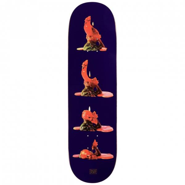 PASS~PORT SKATEBOARD CANDLE SERIES - CARDINAL 8.25" TAVOLA