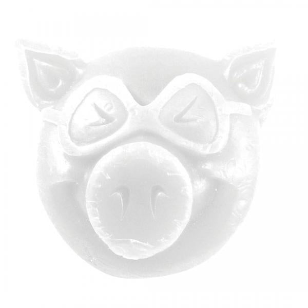 PIG HEAD WAX WHITE CERA SKATEBOARD