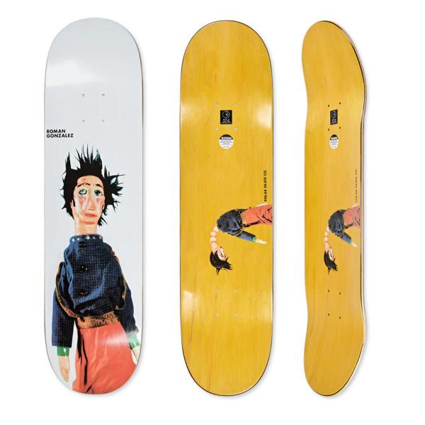 POLAR CO. LORCA 8.25" WHITE TAVOLA SKATEBOARD
