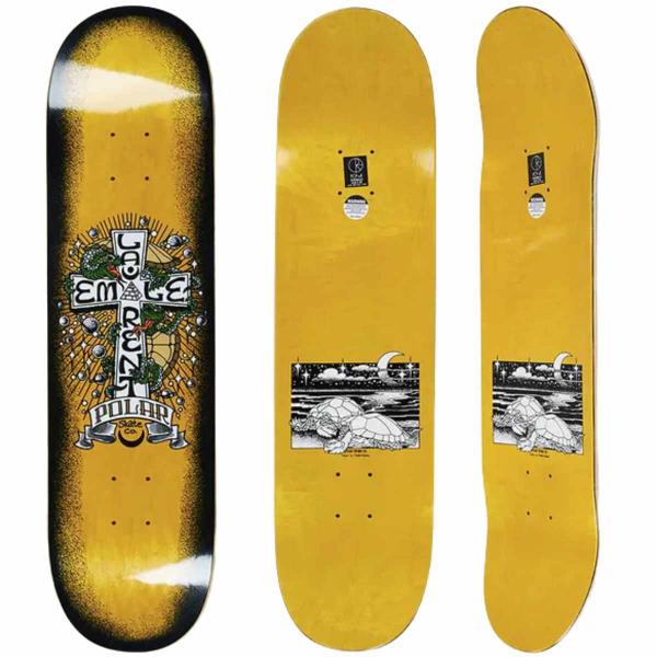 POLAR EMILE LAURENT TURTLE TOWN SHORT 8.5'' SKATEBOARD DECK