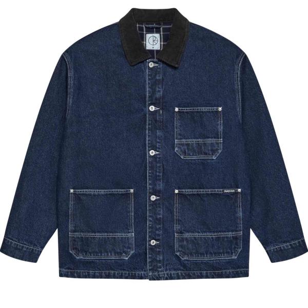 POLAR EZRA JACKET WITH FLANNEL LINING INDIGO