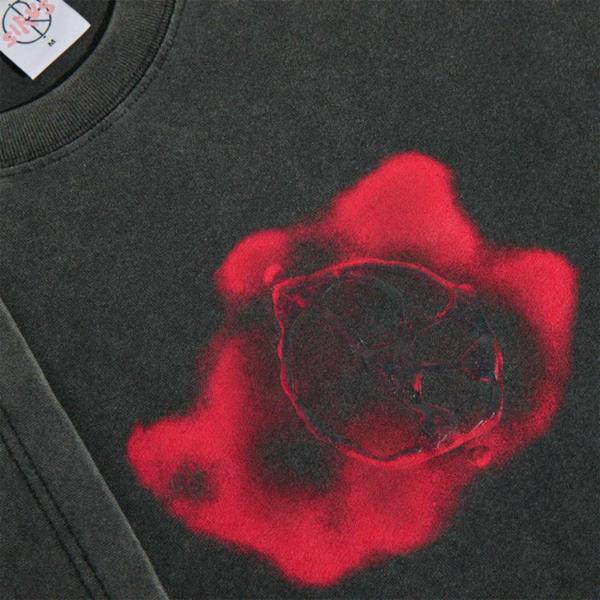 POLAR METAL LOGO T-SHIRT SILVER BLACK