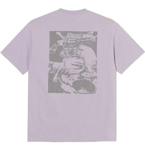POLAR SKATE CO. CONFLICT SCENARIO PALE PURPLE T-SHIRT