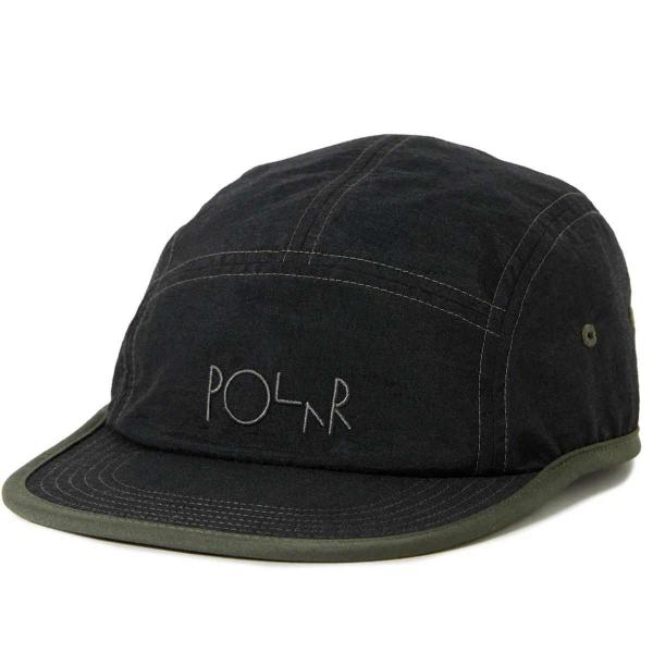 POLAR VILDE CAP BLACK/ARMY GREEN CAPPELLO