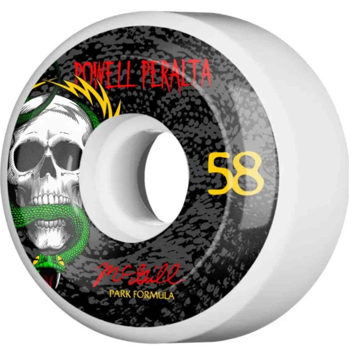 BONES POWELL PERALTA SPF PARK FORMULA MCGILL SNAKE 84B RUOTE SKATEBOARD