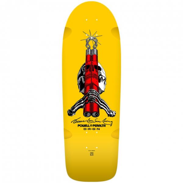 POWELL PERALTA SKULL & NUNCHUCKS BRUCE LEE COLLAB 10" TAVOLA SKATE