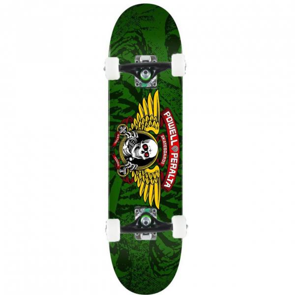 POWELL PERALTA WINGED RIPPER 8" SKATEBOARD COMPLETO