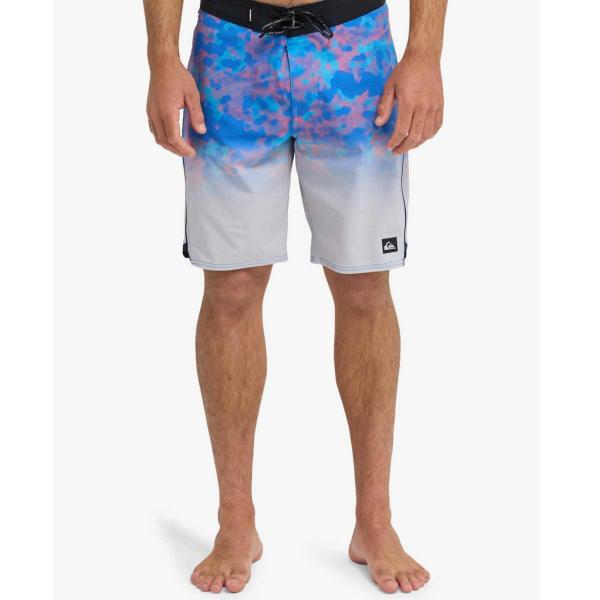 QUIKSILVER BOARDSHORT PRINTED PRO 20"' NEBULAS BLUE FADE REFLECTION COSTUME
