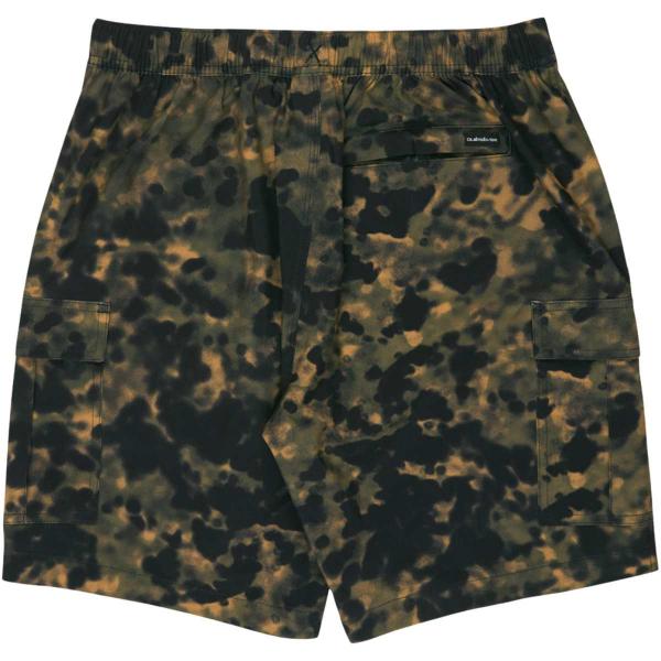 QUIKSILVER SHORTS HALF JAM CARGO 19 GRAPE LEAF LIGHT REFLECTION
