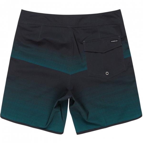 QUIKSILVER BOARDSHORT SURFSILK SCALLOPP 18" TEAL GREEN