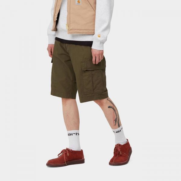 CARHARTT WIP REGULAR CARGO SHORT CYPRESS RINSED