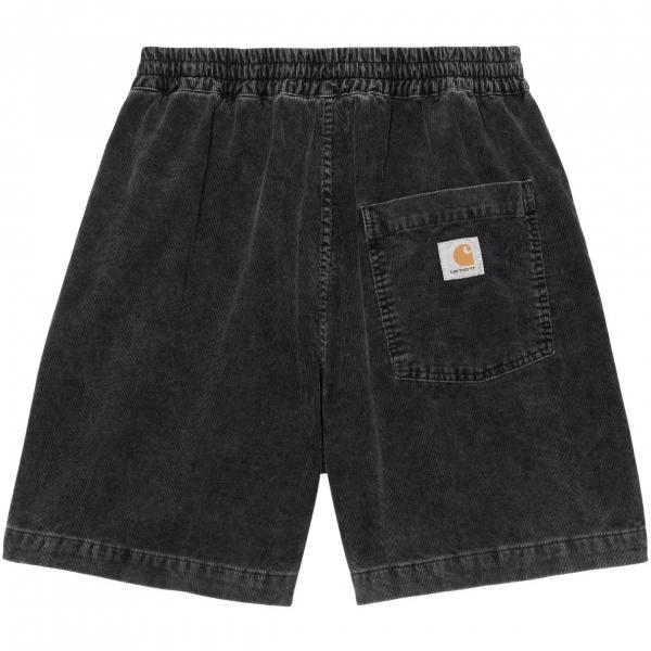 CARHARTT WIP REYNOLD SHORT BLACK (DUSKY WASHED)