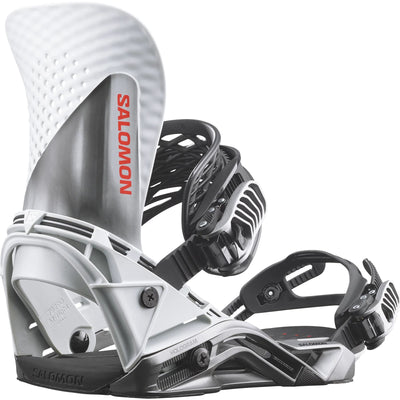 SALOMON HOLOGRAM GREY METALLIC/WHITE/RED ATTACCHI SNOWBOARD