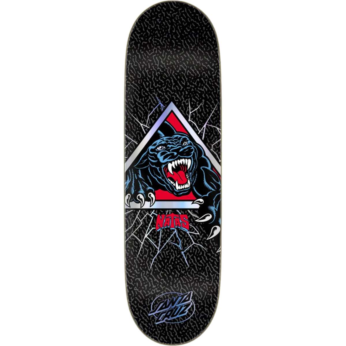 SANTA CRUZ NATALS SHATTERED PANTHER TAVOLA SKATEBOARD