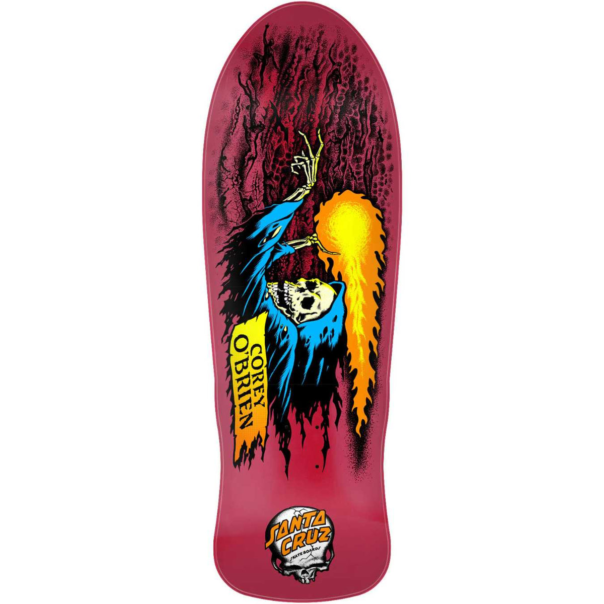 SANTA CRUZ O'BRIEN REAPER REISSUE OLD SCHOOL TAVOLA SKATEBOARD