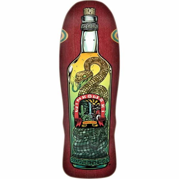 SANTA CRUZ WINKOWSKI AGAVE SNAKE PRO SHAPED 10.35 '' TAVOLA SKATEBOARD