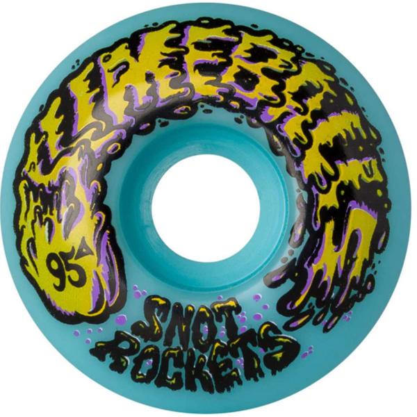 SANTA CRUZ SLIME BALLS SNOT ROCKETS PASTEL BLUE 53mm 95A RUOTE