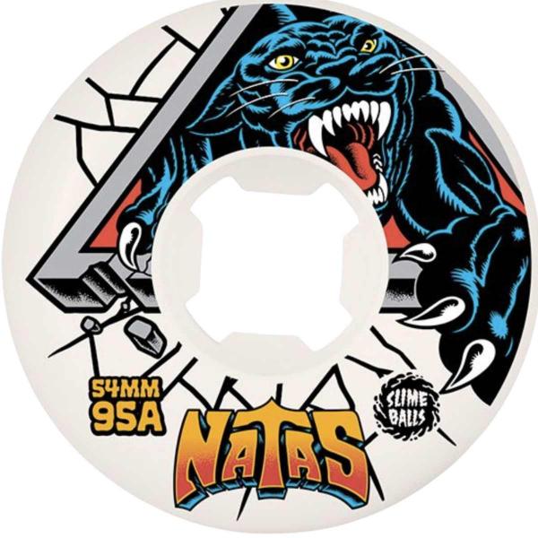 SANTA CRUZ WHEELS NATAS REISSUE WHITE HARDLINE 54mm - 95A RUOTE