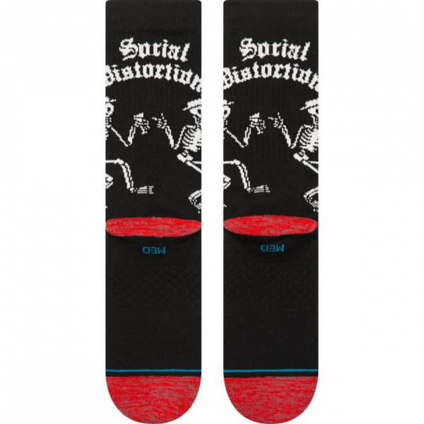 STANCE SKELLY DANCING CREW BLACK CALZINI