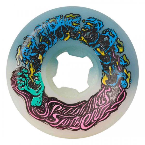 SLIME BALLS HAIRBALLS WHITE BLUE 53mm 95A RUOTE