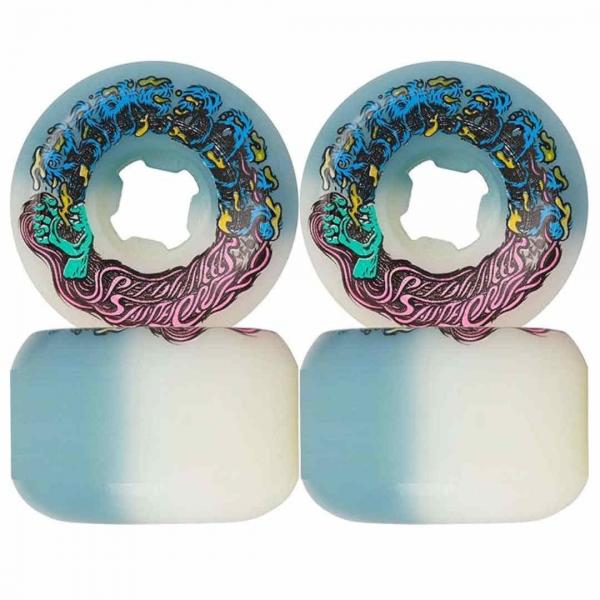 SLIME BALLS HAIRBALLS WHITE BLUE 53mm 95A RUOTE