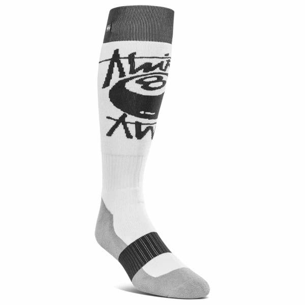 THIRTYTWO HALO WHITE/BLACK CALZINI SNOWBOARD
