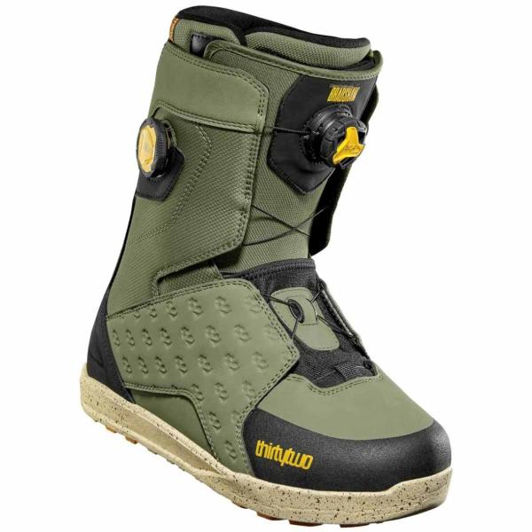 THIRTYTWO LASHED DOUBLE BOA BRADSHAW OLIVE/BLACK SCARPONI SNOWBOARD