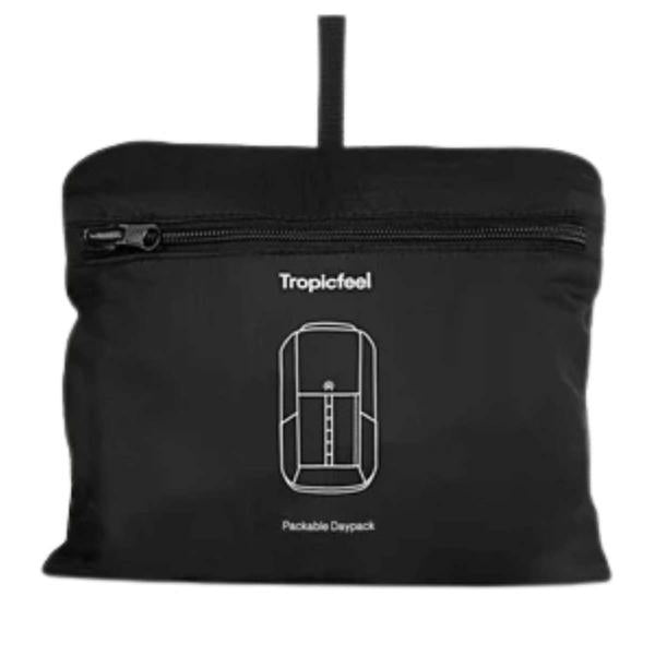 TROPICFEEL PACKABLE DAYPACK CORE BLACK ZAINO