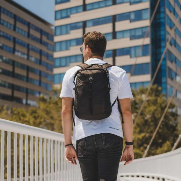 TROPICFEEL PACKABLE DAYPACK CORE BLACK ZAINO