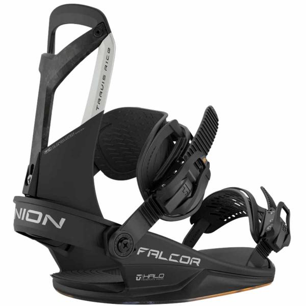 UNION FALCOR BLACK ATTACCHI SNOWBOARD