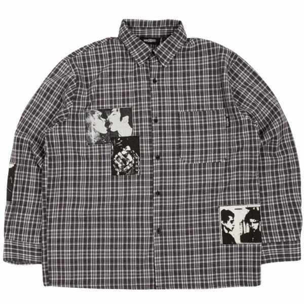 WASTED PARIS TAUNT SHIRT BLACK TARTAN