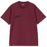 CARHARTT WIP S/S JALOU C MALBEC/BLACK T-SHIRT