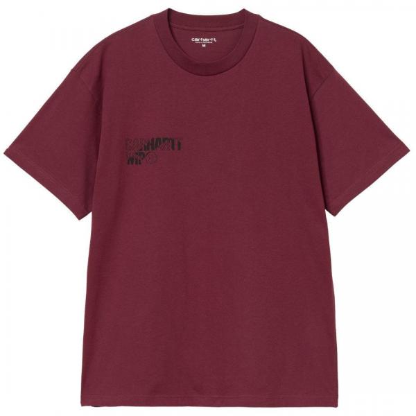 CARHARTT WIP S/S JALOU C MALBEC/BLACK T-SHIRT