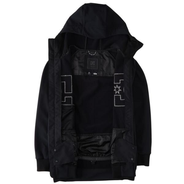 DC SPECTRUM SOFTSHELL BLACK GIACCA SNOWBOARD