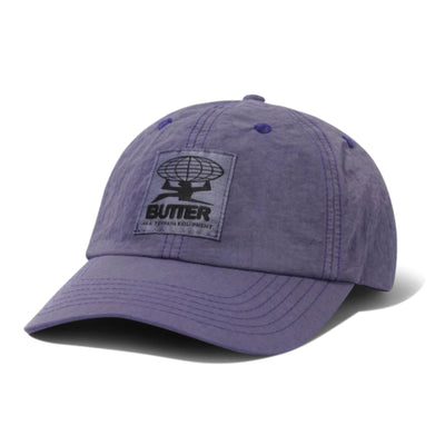 BUTTER GOODS TERRAIN OVERDYED 6 PANEL CAP GRAPE