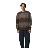 GRAMICCI MOHAIR SPLATTER SWEATER SLATE SPLATTER