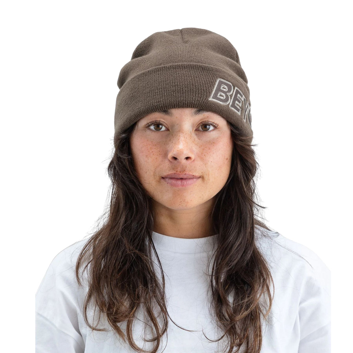 BEYOND MEDALS OUTLINE BEANIE BROWN