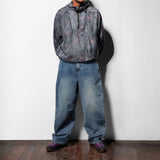 BUTTER GOODS WIDE CUT DENIM JEANS FADED WORK BLUE