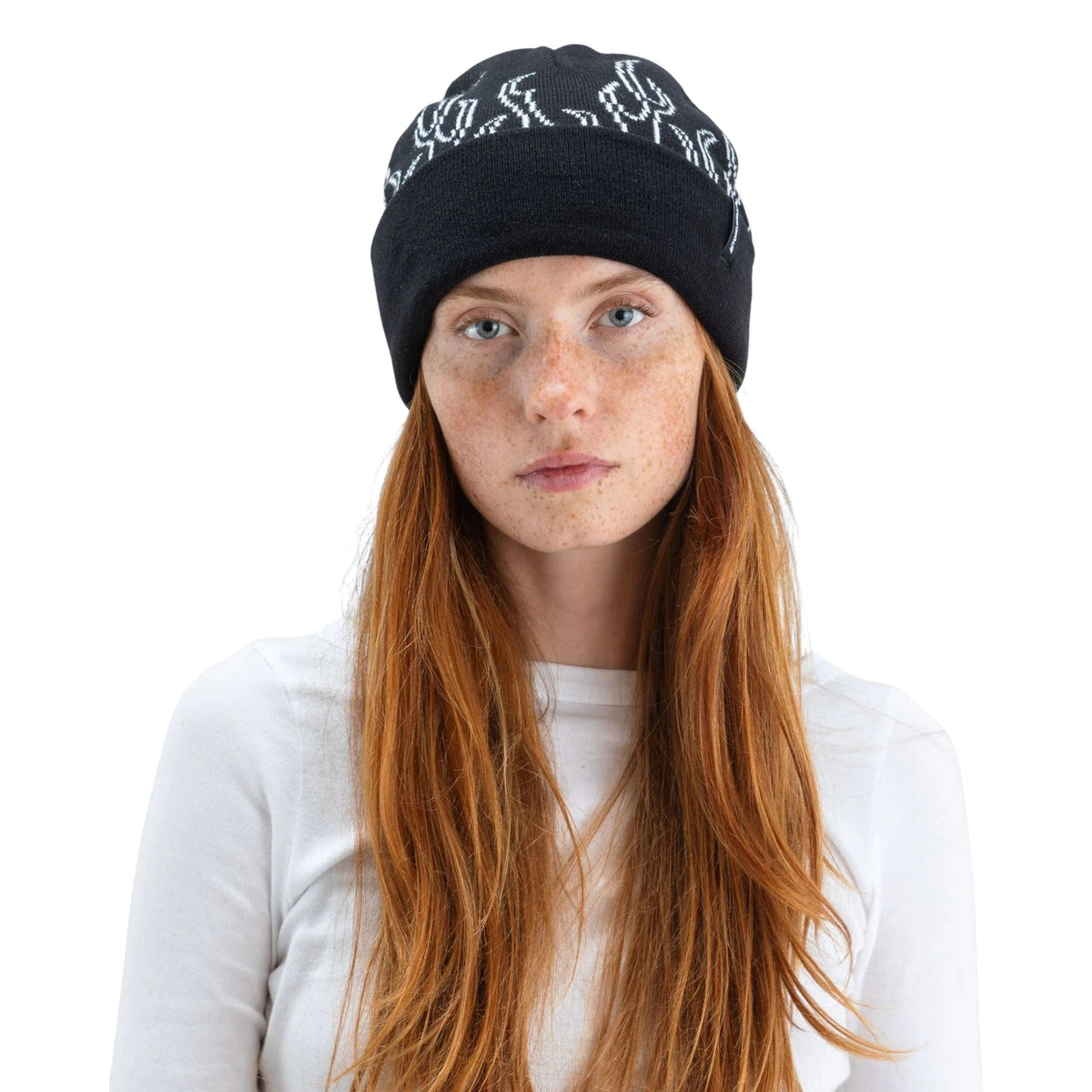 BEYOND MEDALS 00S FLAME BEANIE BLACK