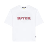 IUTER STITCH LOGO TEE ASPHALT