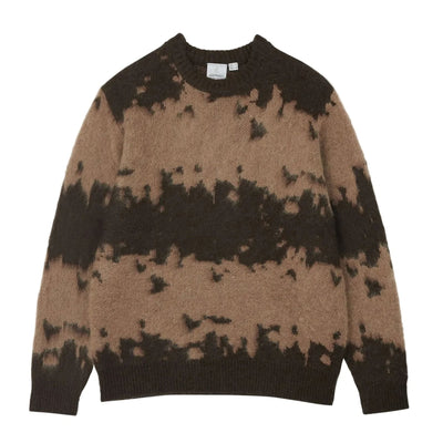 GRAMICCI MOHAIR SPLATTER SWEATER TAUPE SPLATTER