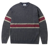 BUTTER GOODS BREAK KNIT SWEATER WASHED NAVY