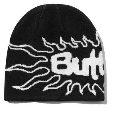 BUTTER GOODS SOLAR SKULLY BEANIE BLACK