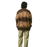 GRAMICCI MOHAIR SPLATTER CARDIGAN TAUPE SPLATTER