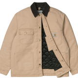 CARHARTT WIP OG CHORE COAT DUSTY HAMILTON BROWN/BLACK GIACCA