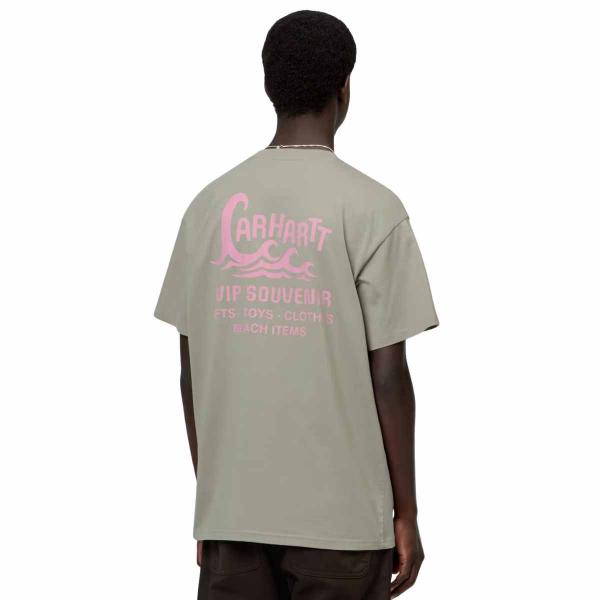 CARHARTT WIP WAVES T-SHIRT SHADY GREEN