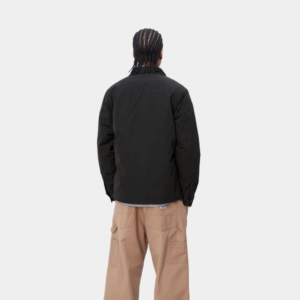 CARHARTT WIP FRESNO BLACK CAMICIA