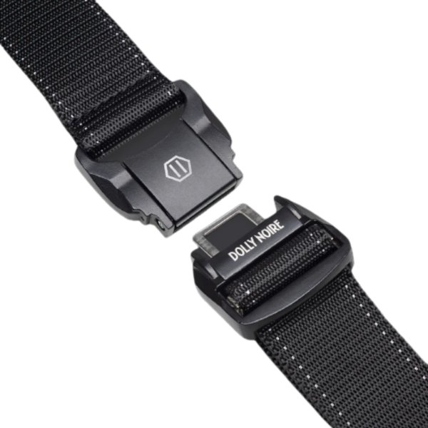 DOLLY NOIRE MINIMAL BUCKLE BELT BLACK CINTURA