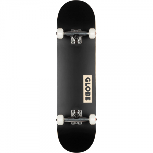 GLOBE GOODSTOCK 8.125" BLACK SKATEBOARD